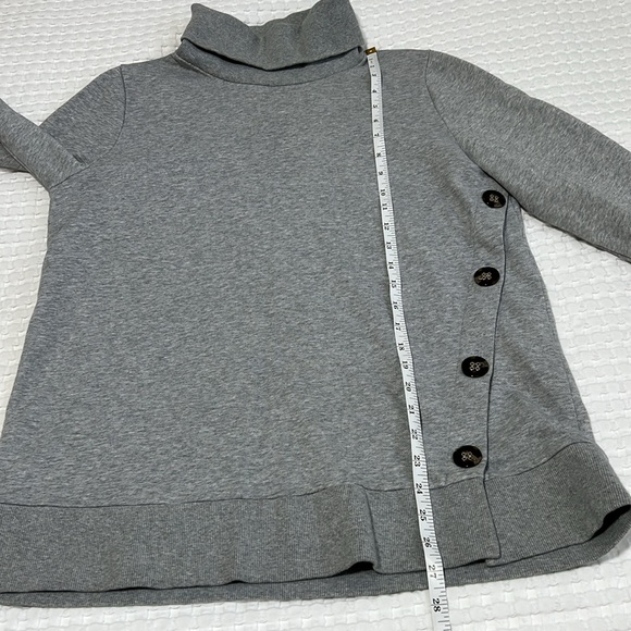 Soft Surroundings Gray Lidia Turtleneck Sweater - Picture 7 of 12